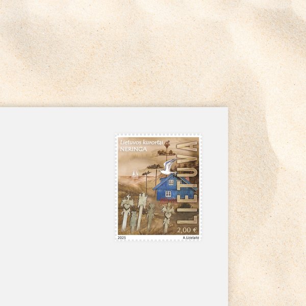 Neringa įamžinta pašto ženkle